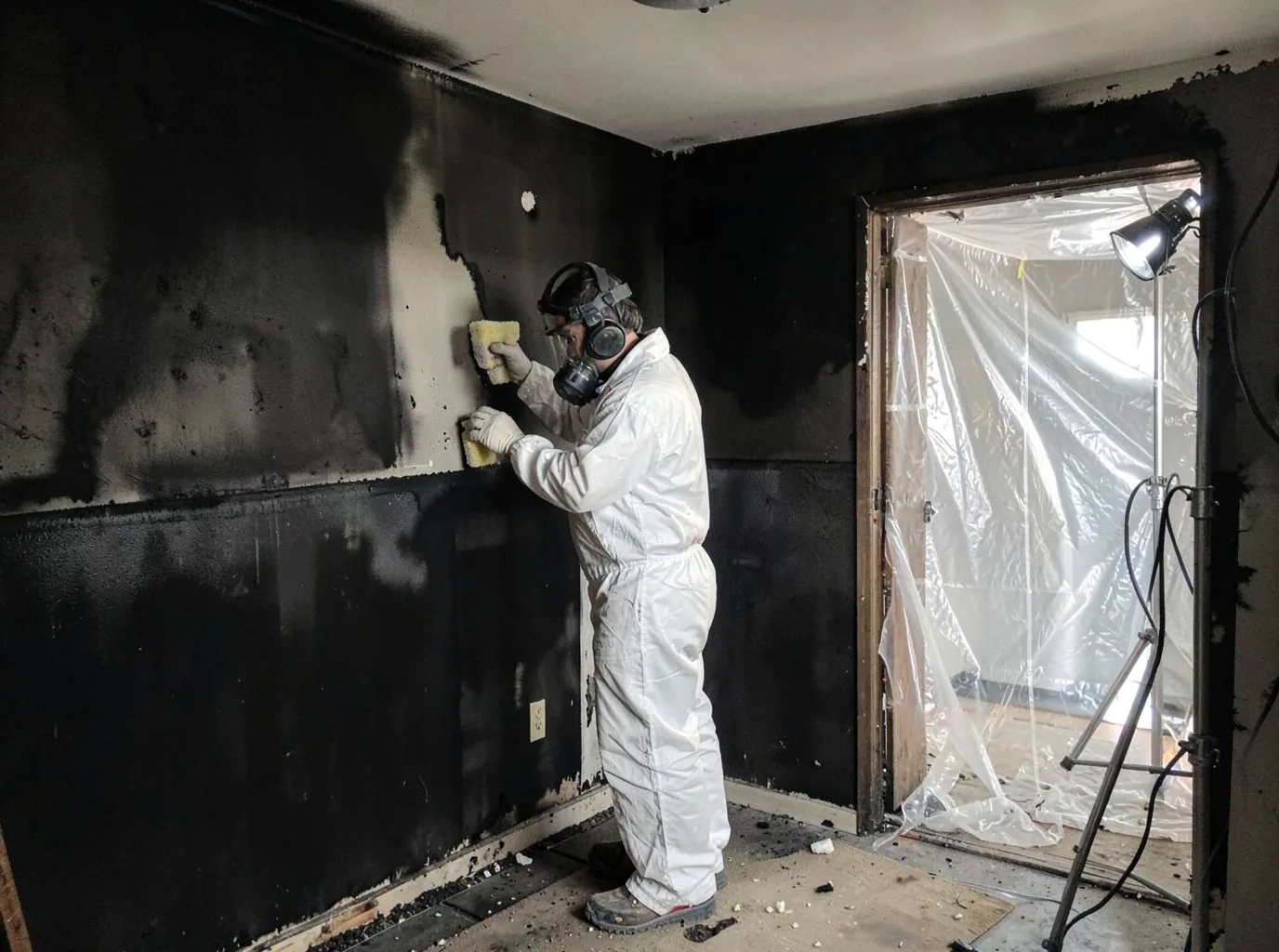 Fire Damage Restoration company in Herrick Center, PA
